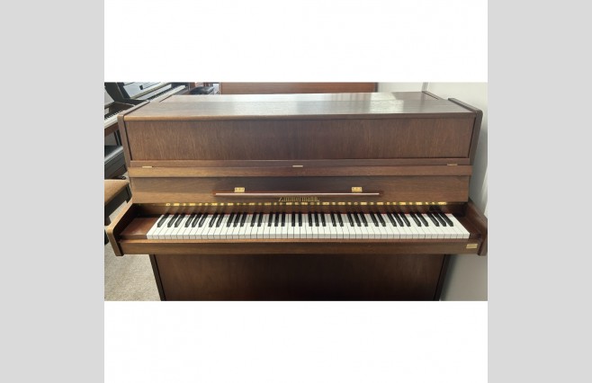 Zimmerman Satin Mahogany 110 Upright Piano, Used - All Inclusive Premium Package (SN:415562) - Image 1